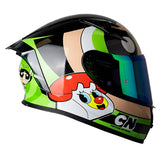 Casco Shaft 526Sp Evo Bellota Verde Claro Visor Iridium Verde 2